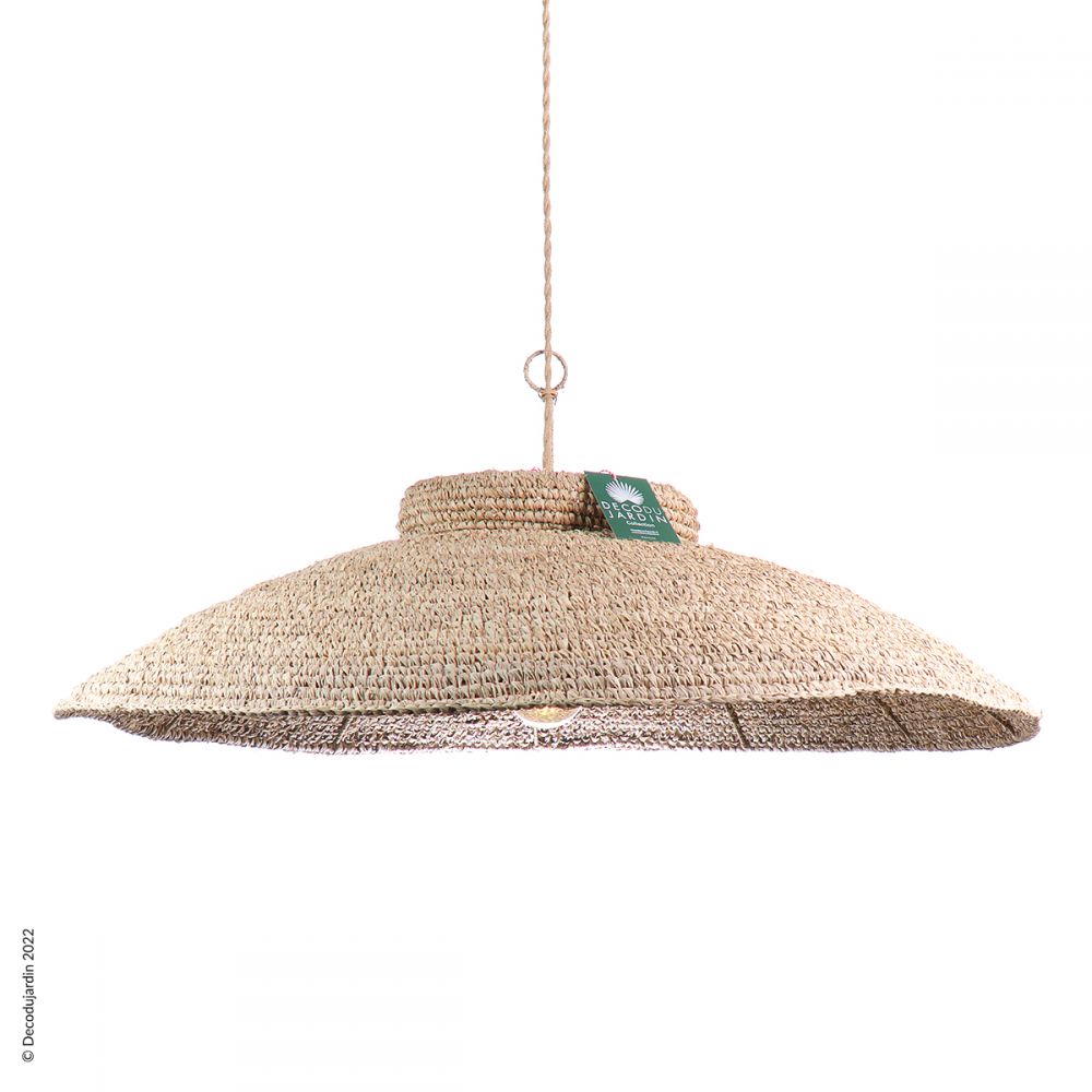 Suspension chapeau jonc de mer