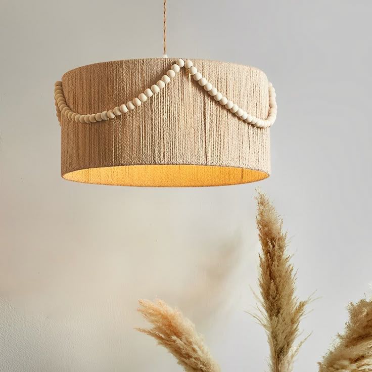 Suspension corde jute simple